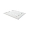 Leviton 6-Port Dual Gang QuickPort Wallplate with ID Windows, 42080-6WP,
