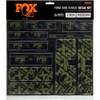 Fox Racing Shox Kit de calcomanías de tenedor y choque
