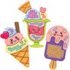 Baker Ross 5pcs Cross Stitch Kits Ice Cream Cross Stitch