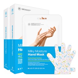 Mad Forcos Dead Skin Milky Moisture Cuticle Removal Nutritious Moisturizing Hand Pack Hand Mask 10 Sheets Moisturizing Enhancement / 매드포코스 각질 밀키모이스쳐 큐티클제거 영양 보습 손팩 핸드마스크 10매 보습강화