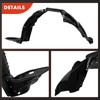 A-Premium Pair Front Inner Fenders Liner Splash Shield Set with