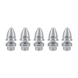 Fayelume 5PCS Drill Propeller Adapter Holder, RC Plane Propeller Adapter Set, 5 mm Aluminum Bullet Drill Propeller Attachment for RC Motor Prop