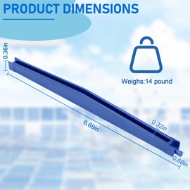 Skimmer Basket Handle Replacement for Hayward Automatic Skimmers, SPX1082N2 Pool Handle Compatible with Hayward SP1082 SP1083 SP1084 SP1085 SP1086 Skimmer Basket - Inground Pool Skimmer Parts ( Blue )