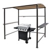 Verano Garden Grill Gazebo with 8'L X 4.6'W Canopy, Single-Tier