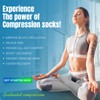 Open Toe Compression Socks Women & Men-3 Pairs 20-30 mmHg