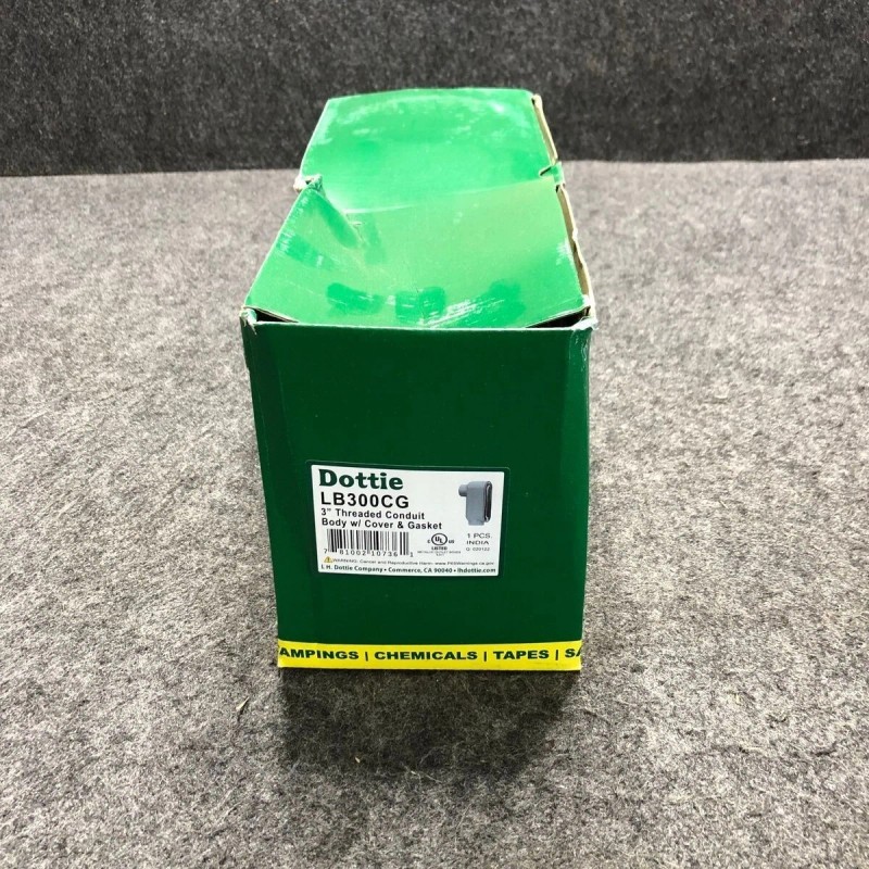 Dottie LL300CG 3" Threaded Conduit Body with Cover & Gasket