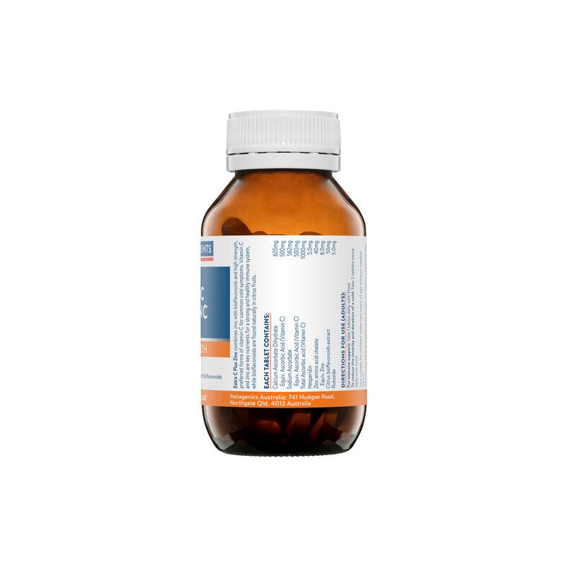 Ethical Nutrients Extra C Plus Zinc 60 Tablets