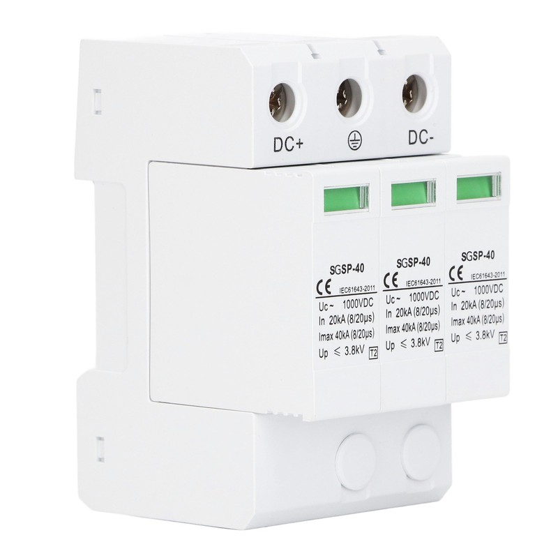 DC 1000V 40KA Surge Protector Arrester Protective Device for Photovoltaic
