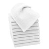 ZOLLNER Set of 10 Flannels Waffle Pique, 100% Cotton, 30
