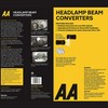 AA Car Headlamp Headlight Beam Converters Adaptors Benders AA8338 –