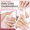 Modelones Builder Gel Set, 2 Pcs 10ml Clear Pink Builder