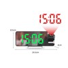 Fonowx Projection Alarm Clock NightStand Date with Rotatable Projector Digital