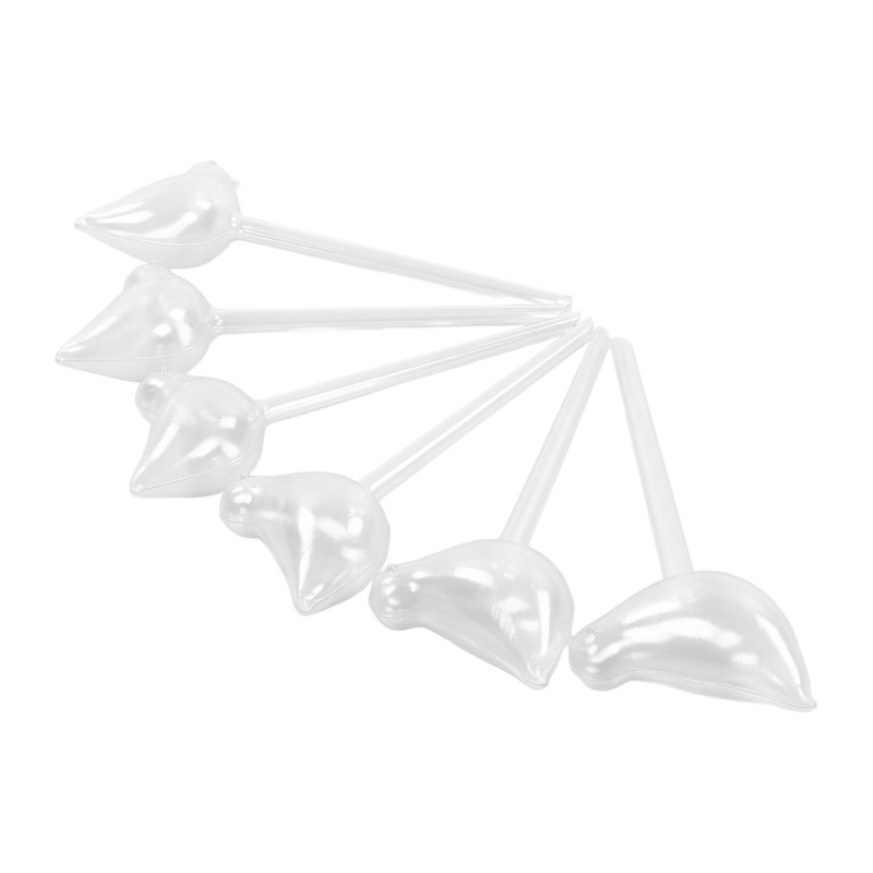 6Pcs Bird Shaped Plant Waterer Automatic Glass Bird Shape Design