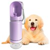 Portable Dog Water Bottle with Feeder, Portable Pet Drinker and