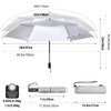 G4Free UPF 50+ UV Protection Travel Umbrella Compact 42 Inch