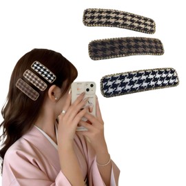 YNOBUN Hair Pin, Bangs Clip, Bangs Clip, Hair Arrangement, Hair Accessory, Cute, Fashionable, Casual, Everyday Use, Commuting, Vacation Girl Set of 3 (A)