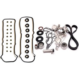ASTOU Timing Belt Kit w/Water Pump Fit for Lexus for GS400 4.0L 1998-2000 for Toyota for Tundra 4.7L 2000-2009 Replace Timing Belt OEM - TBK298