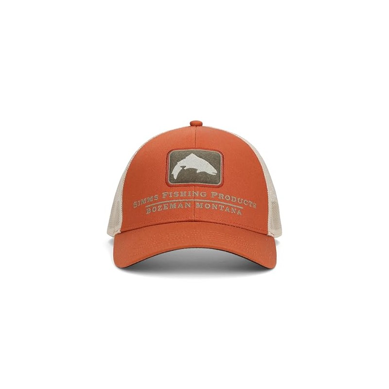 Simms Double Haul Icon Trucker Simms Orange One Size