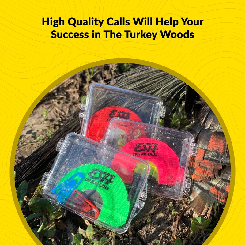 ESH Turkey Mouth Calls 3-Pack – Realistic Diaphragm Turkey Calls