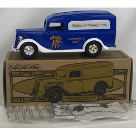 Ertl UK Kentucky Wildcats 1936 Ford Panel Van "Comeback Cats" 1997 Ertl DIECAST Bank