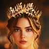 Yean Gold Leaf Crown Greek Goddess Headband Laurel Headpiece for