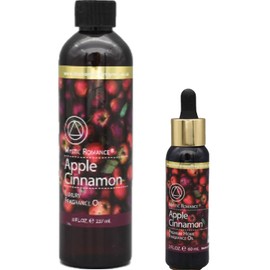 The Home of Fragrances - Set of 2 Bottles of Fragrance Oils - 2oz & 8oz (Apple Cinnamon)