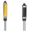 Bestgle Trimmer Bit Set Bearing Bit 2-Piece Router Bit 6.35mm