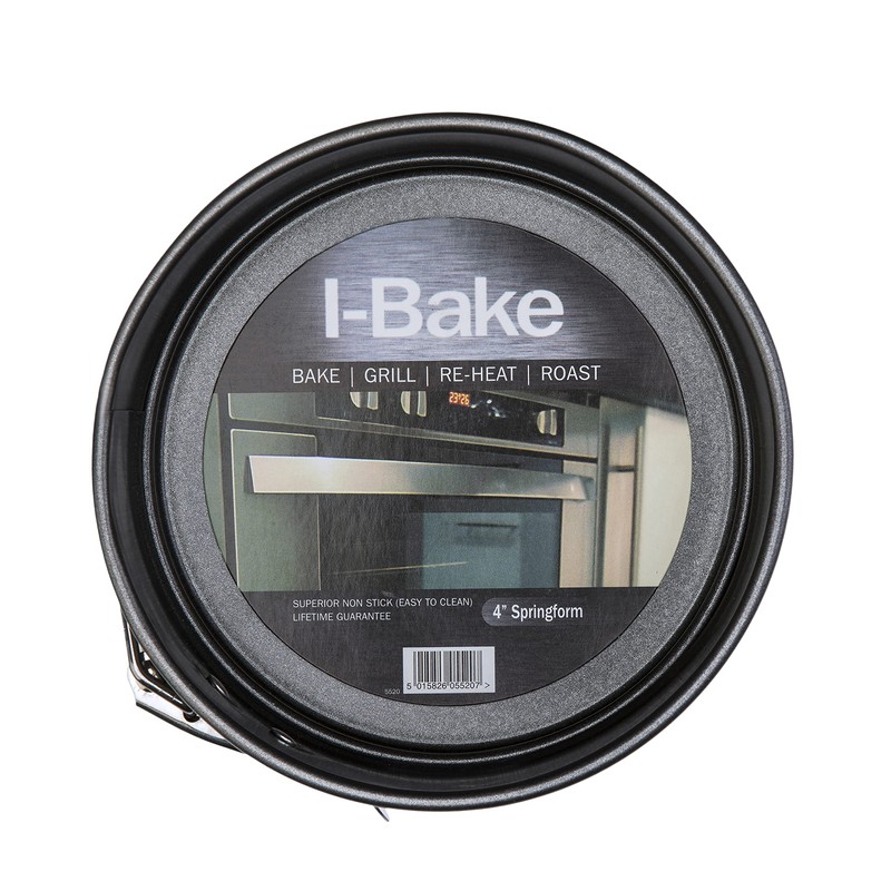 I-Bake 5520 4 INCH Non Stick Spring Form, Alloy Steel,