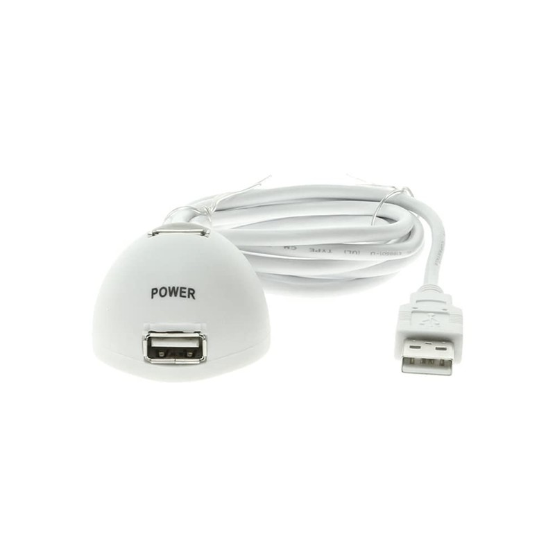 Cablemax 6ft. USB 2.0 Docking Extension Cable PC and Mac