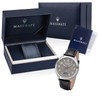 REGENT Men's Radio Controlled Watch Titanium Analogue Digital with Leather