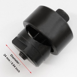 SagaSave 24mm (16-50MM) Sheet Metal Punch Hole Punch, Metal Inner Hex Hole Cutter for Q.Max, Steel Plate, Stainless Steel