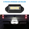 jingfei 2Pcs 12V LED Number License Plate Light for Car