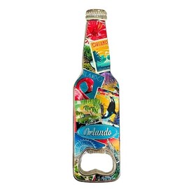 Vacation Spots Collectable Souvenir Refrigerator Magnet with Bottle Opener (Orlando, Florida)