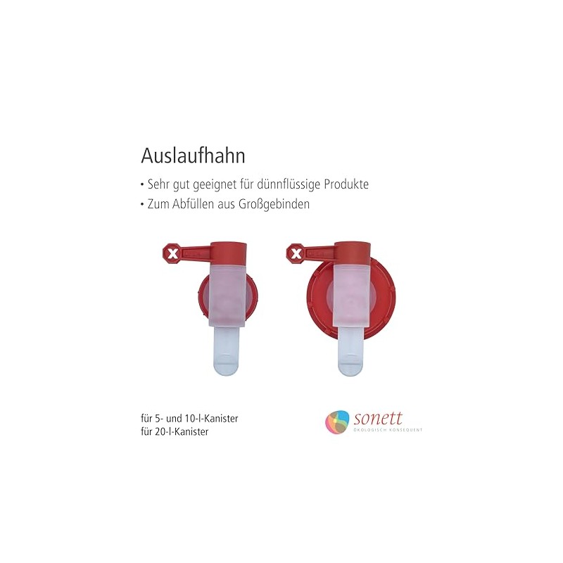 Sonett SN7018 Soap Container Pump (Faucet) 6.6 gal (20 L)