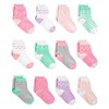 Simple Joys by Carter's - Calcetines para niña (12 unidades),