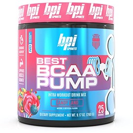 BPI Sports Best BCAA PUMP - BCAA Powder Bebida Deportiva Intra Workout con Aminoácidos de Cadena Ramificada para la Hidratación, para Hombres y...    