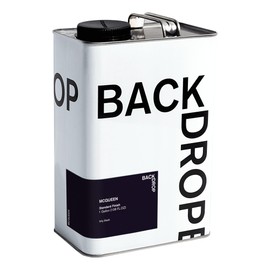 BACKDROP Premium Exterior Paint Standard Semi Matte, Low Sheen Finish Self-Priming, Low VOC, Green Wise Certified MCQUEEN - Inky black with a hint of purple 1 Gallon