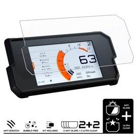 Speedo Angels Screen Protector Speedometer Screen Protector for 390 Adventure (2020+) 2 x Ultra Clear & 2 x Anti-Glare