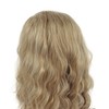 20 inch Long Blonde 80s Wig for Men Curly Rocker