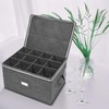 Stemware Storage Cases, Wine Glass Storage Box Containers for Glassware