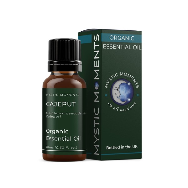 Mystic Moments Cajeput Organic Essential Oil 10 ml 100% Pure