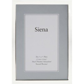 Tizo Design Inc. Siena TRIMLINE high-Polished silverplate Frame - 5x7