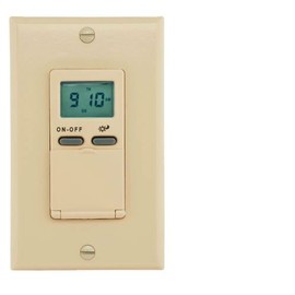 Reliance Controls WE7100Y in-Wall Astronomic 7-Day Timer, Ivory