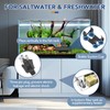 hygger 2-in-1 Aquarium Heater with Water Circulation,Submersible Heating Wave Pump