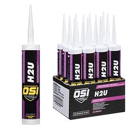 12 Pack of 10 Oz OSI 1256965 H2U Clear Acrylic Urethane Sealant