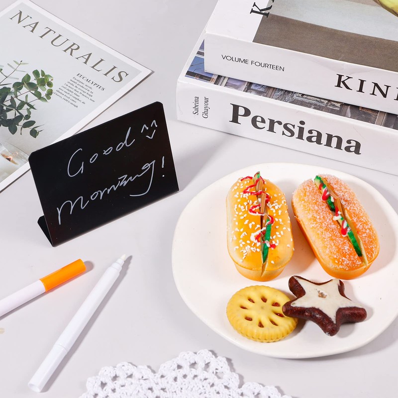 XINRUI 22 Pcs Mini Chalkboard Signs, 100 * 76mm Small