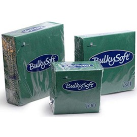 Dark Green Luncheon Napkins 33x33cms 2 Ply - Pack of 100