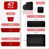 Vexercisehoop Toolbox Organizer Trays, Tool Chest Drawer Organizer with Non-Slip