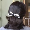 Burnaby black and white gold point hairpin 10cm / 버나비