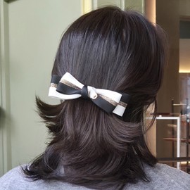 Burnaby black and white gold point hairpin 10cm / 버나비 블랙 앤 화이트 골드 포인트 헤어핀 10cm